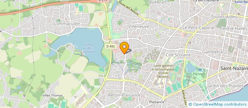 localisation de l'entreprise MONSIEUR MICHEL LAIRET  SAINT-NAZAIRE