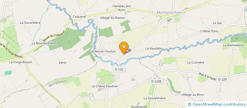 localisation de l'entreprise MONSIEUR MICHEL LAISNEY  MONTPINCHON