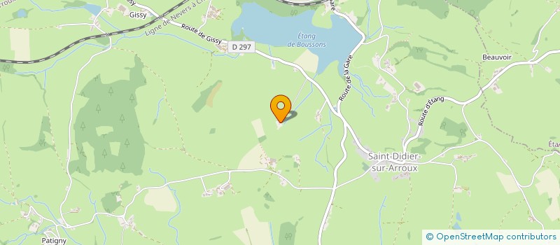 localisation de l'entreprise MONSIEUR MICHEL LAJOIE  SAINT-DIDIER-SUR-ARROUX