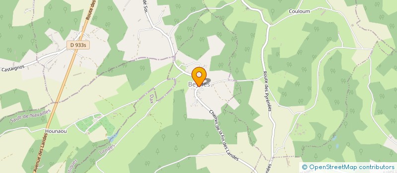 localisation de l'entreprise MONSIEUR MICHEL LALANNE  MONSEGUR