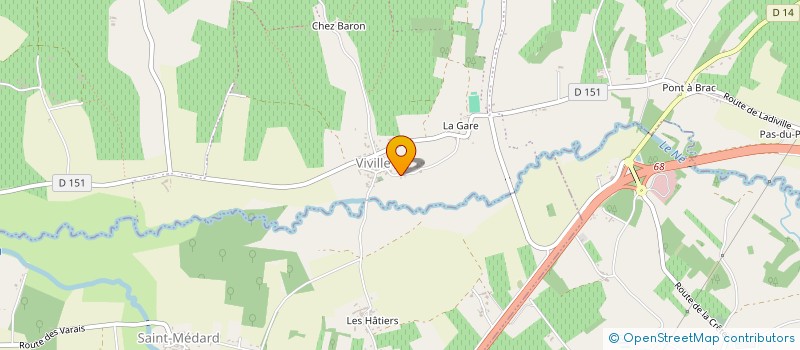 localisation de l'entreprise MONSIEUR MICHEL LALANNE à BELLEVIGNE