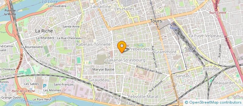 localisation de l'entreprise MONSIEUR MICHEL LAMANDE à TOURS