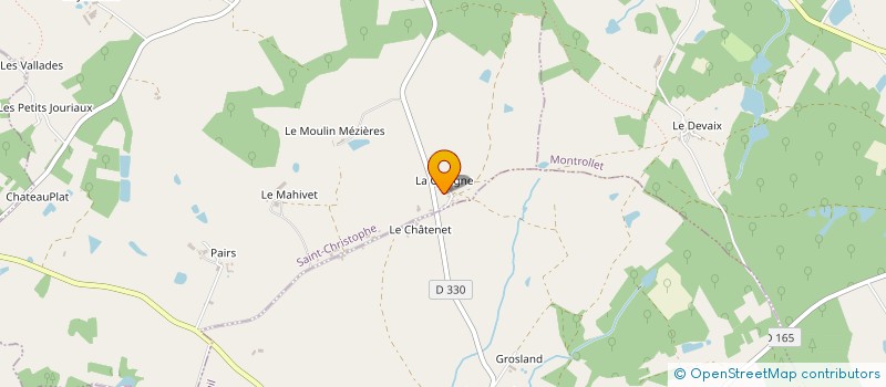 localisation de l'entreprise MONSIEUR MICHEL LAMANT à SAINT-CHRISTOPHE