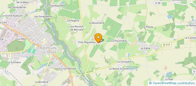 localisation de l'entreprise MONSIEUR MICHEL LAMARQUE  REZE