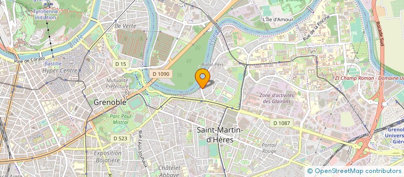 localisation de l'entreprise MONSIEUR MICHEL LAMBERT  SAINT-MARTIN-D'HERES