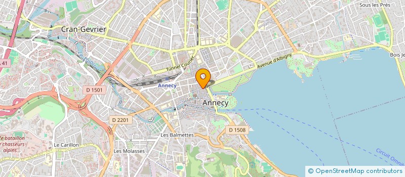localisation de l'entreprise MONSIEUR MICHEL LAMBERT à ANNECY
