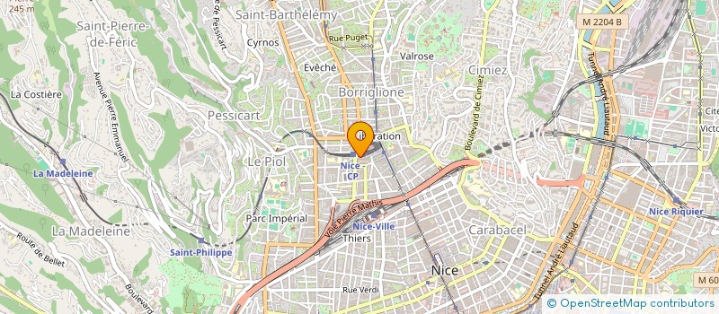 localisation de l'entreprise MONSIEUR MICHEL LAMBOTIN à NICE