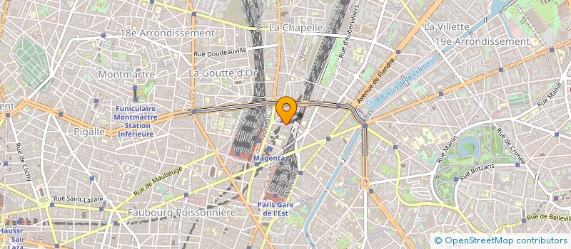 localisation de l'entreprise MONSIEUR MICHEL LAMONTAGNE  PARIS