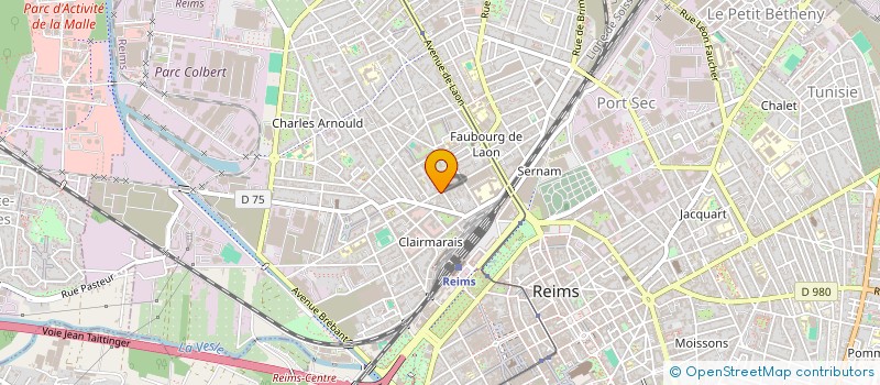 localisation de l'entreprise MONSIEUR MICHEL LAMOTTE à REIMS