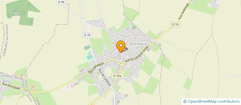 localisation de l'entreprise MONSIEUR MICHEL LAMOURET à VILLERS-OUTREAUX