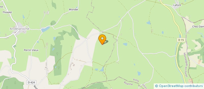 localisation de l'entreprise MONSIEUR MICHEL LAMOUREUX  ANDELAROCHE