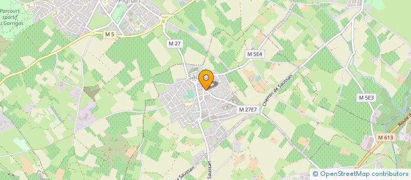 localisation de l'entreprise MONSIEUR MICHEL LANDIER  SAUSSAN