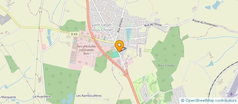 localisation de l'entreprise MONSIEUR MICHEL LANDREAU  LA SEGUINIERE