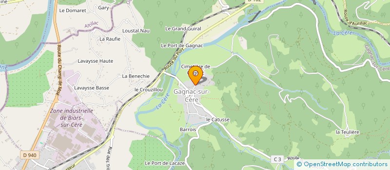 localisation de l'entreprise MONSIEUR MICHEL LANEAU  BELMONT-BRETENOUX