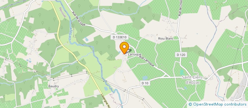 localisation de l'entreprise MONSIEUR MICHEL LANGERON  SAINT-CIERS-D'ABZAC