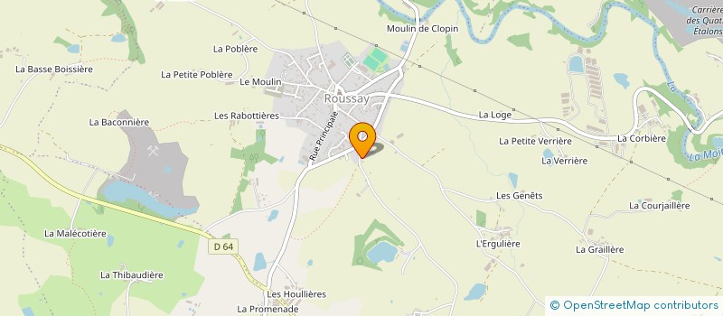 localisation de l'entreprise MONSIEUR MICHEL LANGEVIN à SEVREMOINE