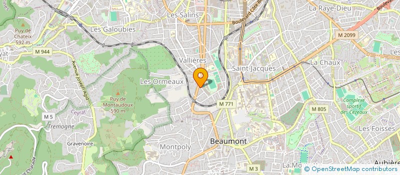 localisation de l'entreprise MONSIEUR MICHEL LANGLADE à CLERMONT-FERRAND