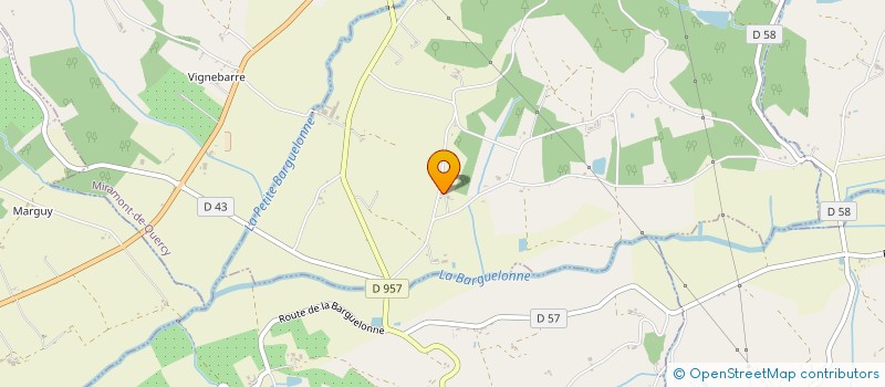 localisation de l'entreprise MONSIEUR MICHEL LANIES  LAUZERTE