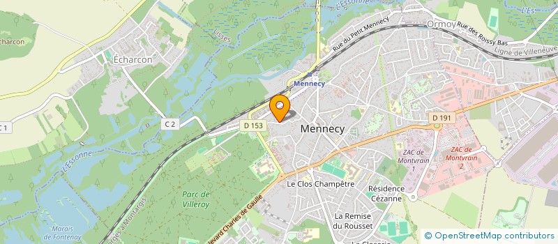 localisation de l'entreprise MONSIEUR MICHEL LANJUIN à MENNECY