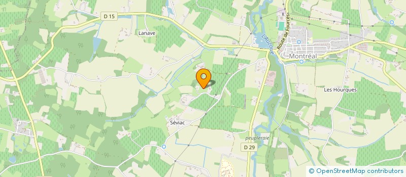 localisation de l'entreprise MONSIEUR MICHEL LANTIN  FOURCES