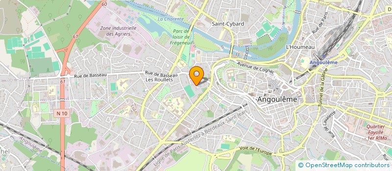 localisation de l'entreprise MONSIEUR MICHEL LAPEYRE à ANGOULEME