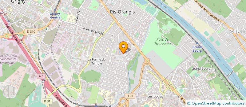 localisation de l'entreprise MONSIEUR MICHEL LAPOTRE à RIS-ORANGIS