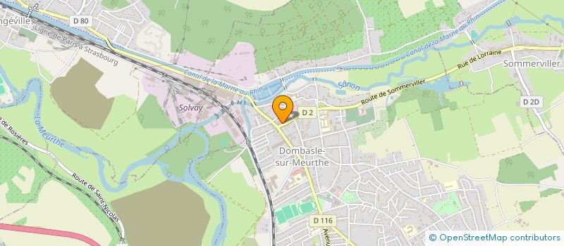 localisation de l'entreprise MONSIEUR MICHEL LAPOULE  DOMBASLE-SUR-MEURTHE