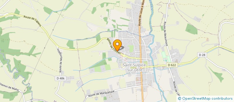 localisation de l'entreprise MONSIEUR MICHEL LAPUJADE  SAINT-SULPICE-SUR-LEZE