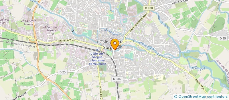 localisation de l'entreprise MONSIEUR MICHEL LARDANCHET  L ISLE SUR LA SORGUE