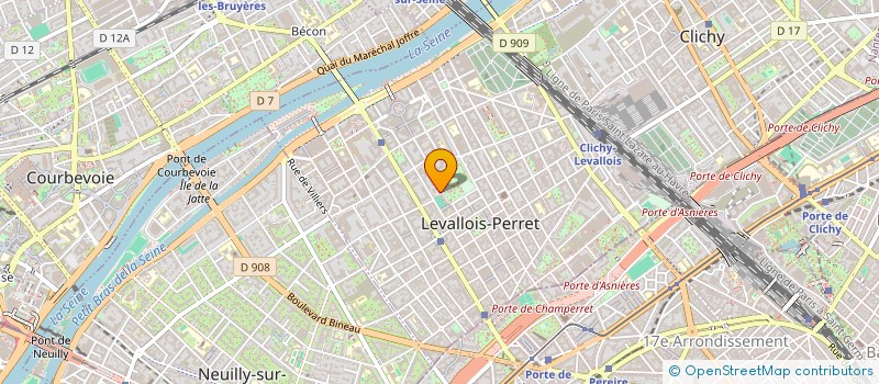 localisation de l'entreprise MONSIEUR MICHEL LARDEUR à LEVALLOIS-PERRET