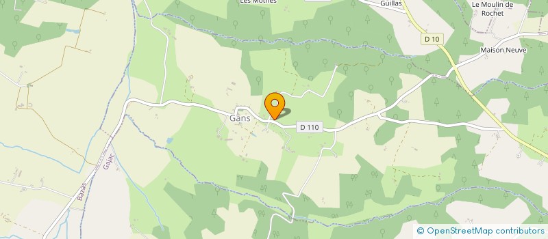 localisation de l'entreprise MONSIEUR MICHEL LARGARDERE  GANS