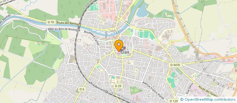 localisation de l'entreprise MONSIEUR MICHEL LARGETEAU à DAX