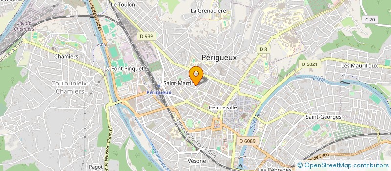 localisation de l'entreprise MONSIEUR MICHEL LARIBIERE à PERIGUEUX