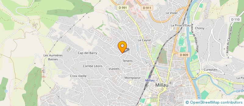 localisation de l'entreprise MONSIEUR MICHEL LARINIER à MILLAU