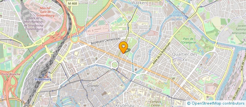 localisation de l'entreprise MONSIEUR MICHEL LARIVIERE à STRASBOURG