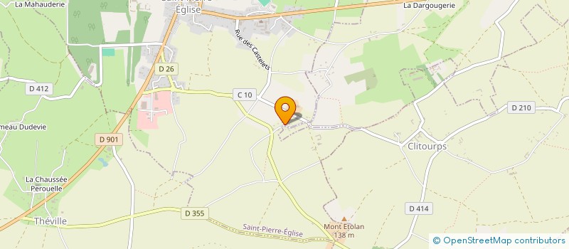 localisation de l'entreprise MONSIEUR MICHEL LARONCHE  SAINT-PIERRE-EGLISE