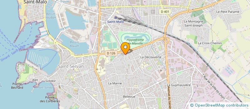 localisation de l'entreprise MONSIEUR MICHEL LAROSE  SAINT-MALO