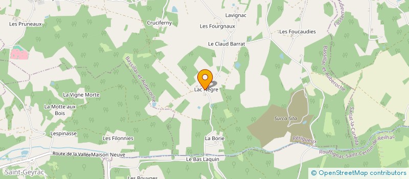 localisation de l'entreprise MONSIEUR MICHEL LAROUMAGNE  BASSILLAC ET AUBEROCHE