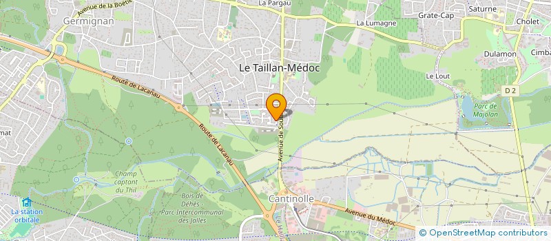 localisation de l'entreprise MONSIEUR MICHEL LARUE à LE TAILLAN-MEDOC