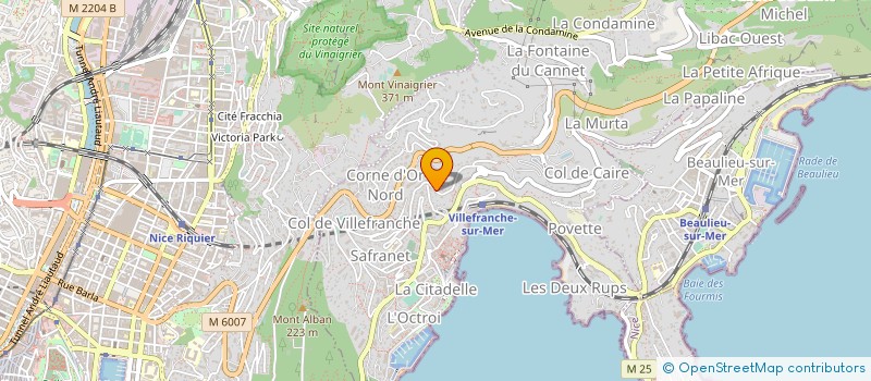 localisation de l'entreprise MONSIEUR MICHEL LASSABLIERE à VILLEFRANCHE-SUR-MER