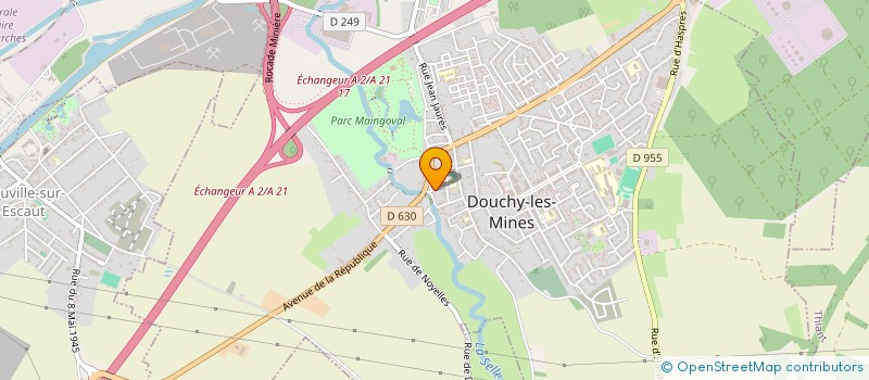 localisation de l'entreprise MONSIEUR MICHEL LASSELIN à DOUCHY-LES-MINES