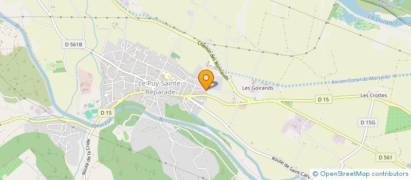 localisation de l'entreprise MONSIEUR MICHEL LASSERRE  LE PUY-SAINTE-REPARADE