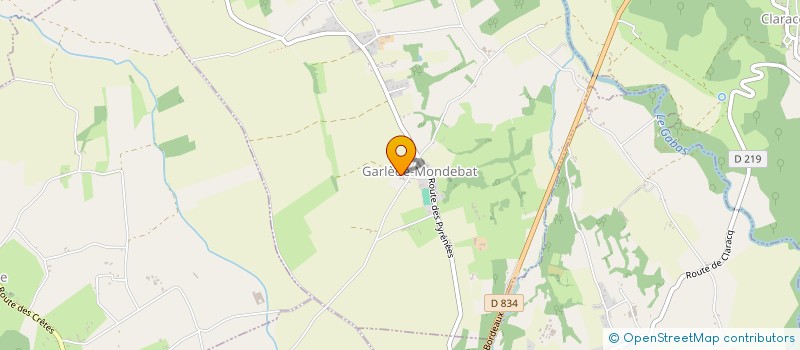 localisation de l'entreprise MONSIEUR MICHEL LATAPY  GARLEDE-MONDEBAT