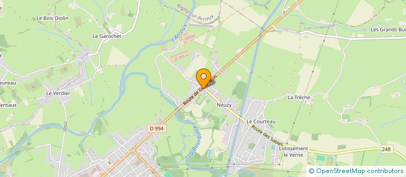 localisation de l'entreprise MONSIEUR MICHEL LATREYTE  DIGOIN