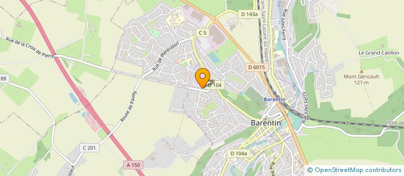 localisation de l'entreprise MONSIEUR MICHEL LATTES  BARENTIN