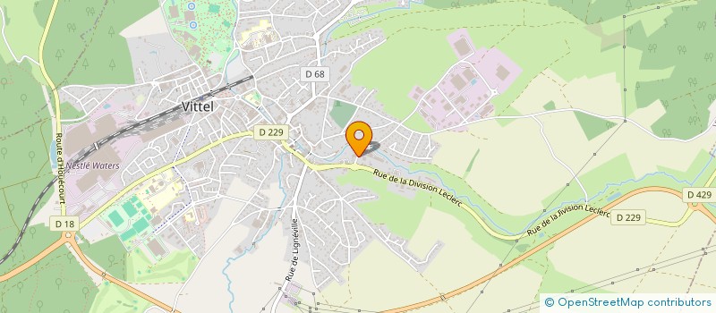 localisation de l'entreprise MONSIEUR MICHEL LATTRAYE  VITTEL