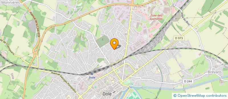 localisation de l'entreprise MONSIEUR MICHEL LAUBIER à DOLE