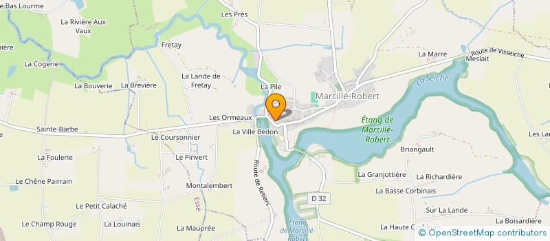localisation de l'entreprise MONSIEUR MICHEL LAUGLE à RETIERS