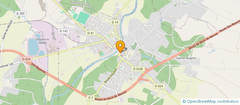 localisation de l'entreprise MONSIEUR MICHEL LAULHE à TARTAS