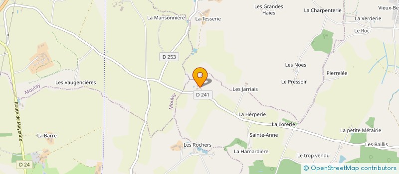 localisation de l'entreprise MONSIEUR MICHEL LAUMONIER à BELGEARD